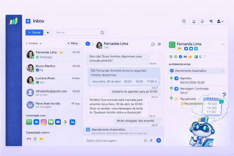 WhatsApp com respostas automáticas — sem mensagem sem resposta